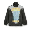 j-erik Tech-jersey jacket with lyrics print