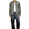 j-evert Biker jacket in printed canvas