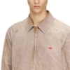 j-fenic-ag Taslan jacket with striped sleeves