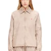 j-fenic-ag Taslan jacket with striped sleeves