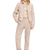 j-fenic-ag Taslan jacket with striped sleeves