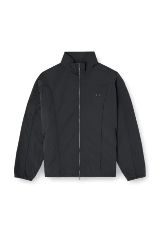 j-five-wrd-akad Crinkled-nylon jacket with piping