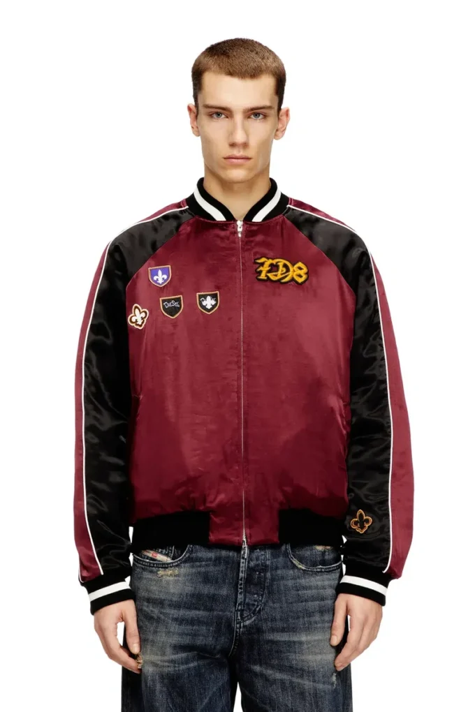 j-foulkes-cp Satin souvenir jacket