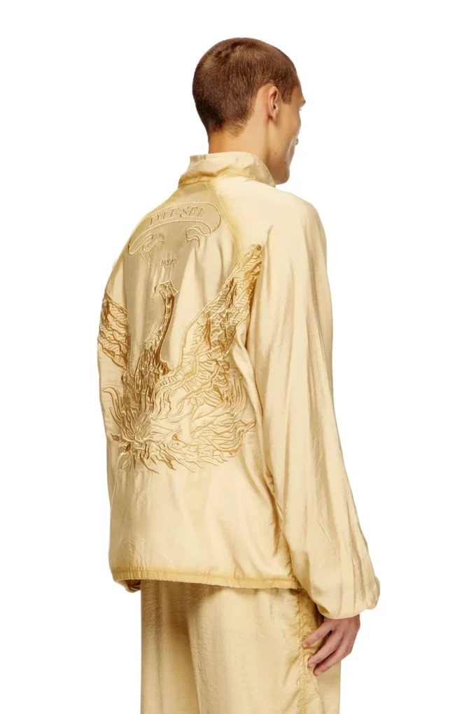 j-henri-souvenir Souvenir-style embroidered track jacket