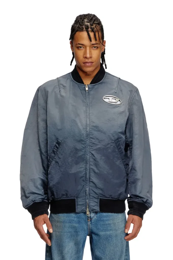 j-kepes Dégradé padded bomber jacket