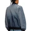 j-kepes Dégradé padded bomber jacket