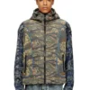 j-ostend-sl-camu Hooded vest with mixed camo prints