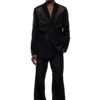 j-reg Tailored jacket in devoré cool wool