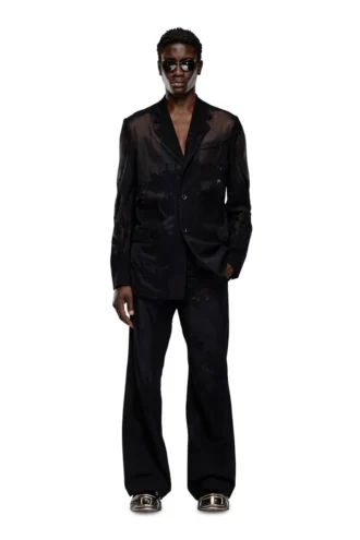 j-reg Tailored jacket in devoré cool wool