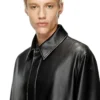j-rivers Distressed car coat with flannel lining