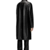 j-rivers Distressed car coat with flannel lining