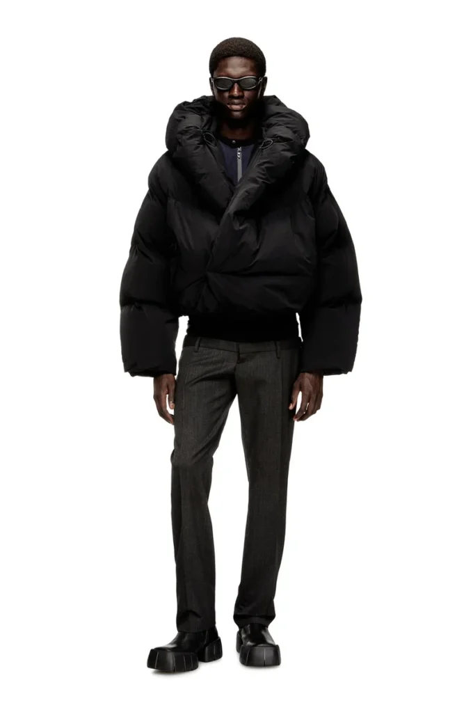 j-scotts-padded-a Wrap puffer jacket in stretch nylon