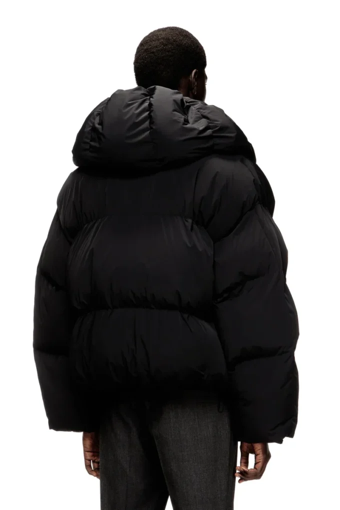 j-scotts-padded-a Wrap puffer jacket in stretch nylon