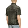 j-valois Short-sleeve jacket in denim-effect nylon
