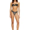 janette-dnm Soft bandeau bra in cotton rib with jewel Oval D