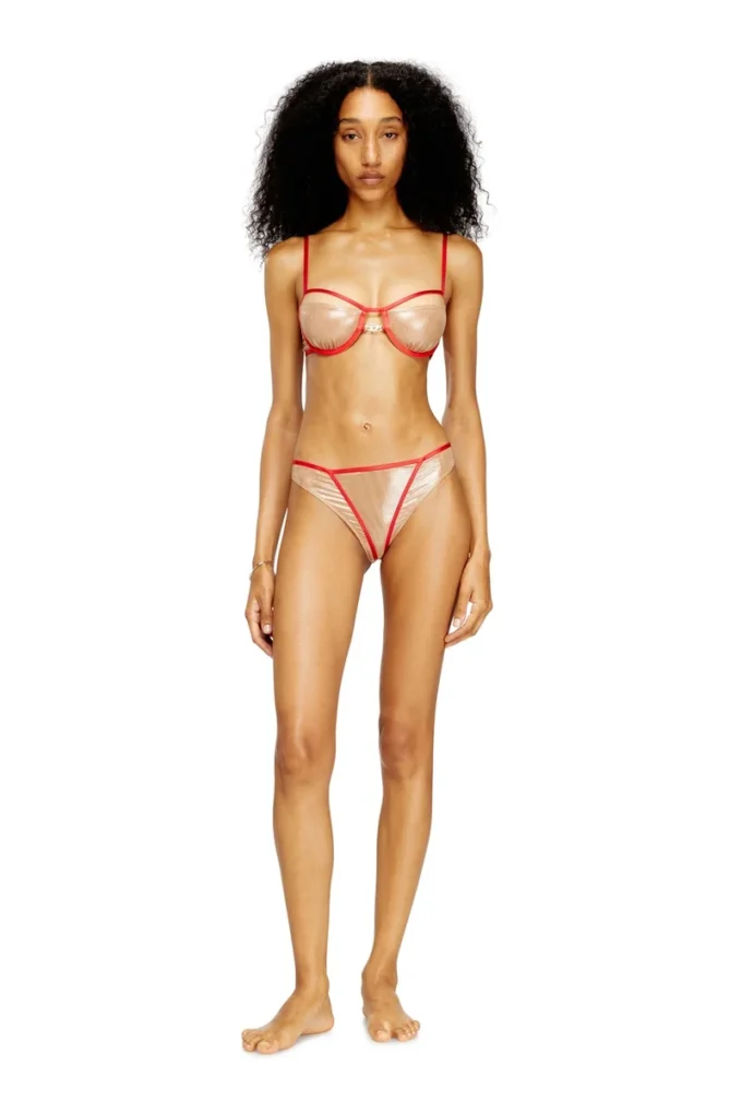 janie-gft Brazilian briefs with contrasting trims