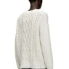 k-antoine Cable-knit cardigan with Diesel logo