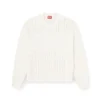 k-aubin Cable-knit jumper with Diesel logo