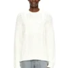 k-aubin Cable-knit jumper with Diesel logo