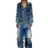 k-boboli Destroyed indigo V-neck cardigan