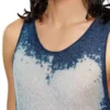 k-bossino Tank top in devoré metallic knit