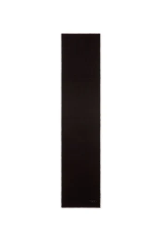 k-coder scarf Ribbed wool-blend scarf