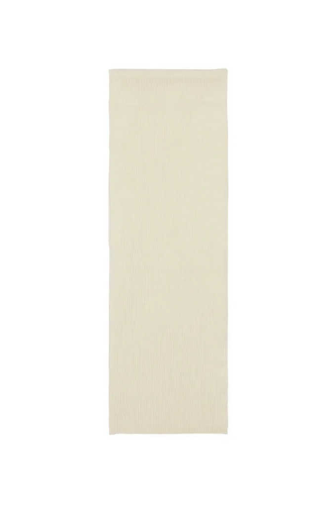 k-coder scarf Ribbed wool-blend scarf
