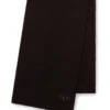 k-coder scarf Ribbed wool-blend scarf