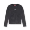 k-darren-d Cut-out ribbed jumper with Oval D plaque
