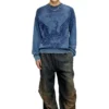 k-fenicol Indigo jumper with Phoenix logo