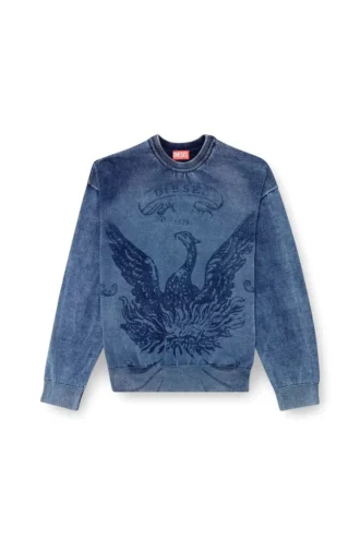 k-fenicol Indigo jumper with Phoenix logo