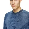 k-fenicol Indigo jumper with Phoenix logo