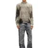 k-fjordi Destroyed jumper with floating yarns