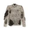k-fjordi Destroyed jumper with floating yarns