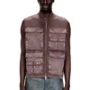 k-giulius Zip-up knitted vest with cargo pockets