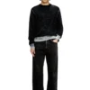 k-larence-b Reverse-print cotton jumper