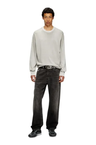 k-larence-b Reverse-print cotton jumper