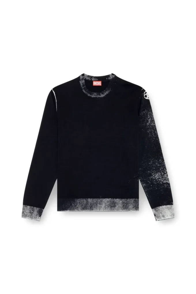 k-larence-b Reverse-print cotton jumper