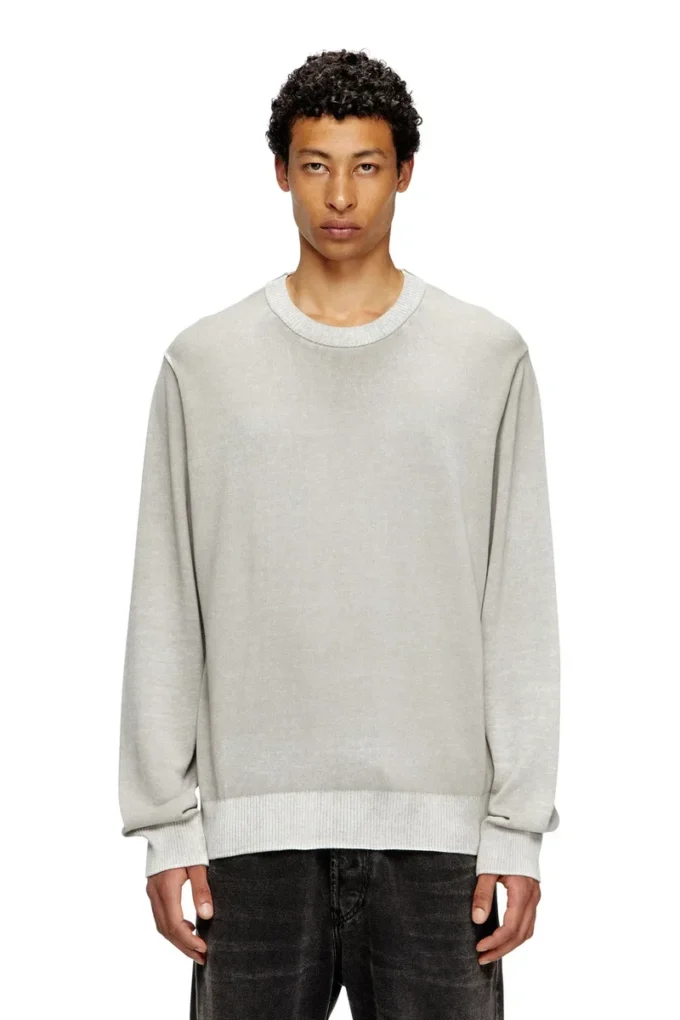 k-larence-b Reverse-print cotton jumper