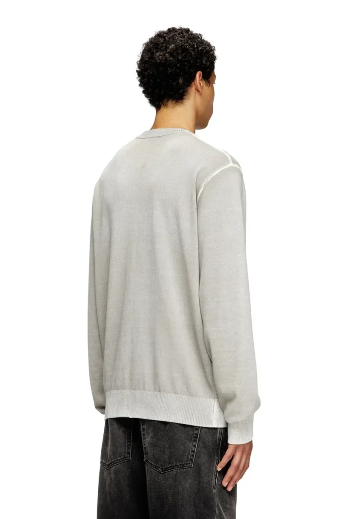 k-larence-b Reverse-print cotton jumper