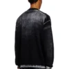 k-larence-cardigan-b Reverse-print cotton cardigan