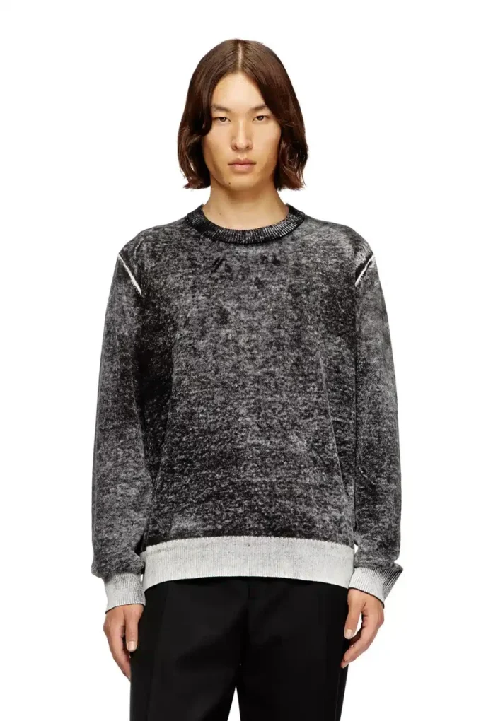 k-laurent Jumper with faded reverse print