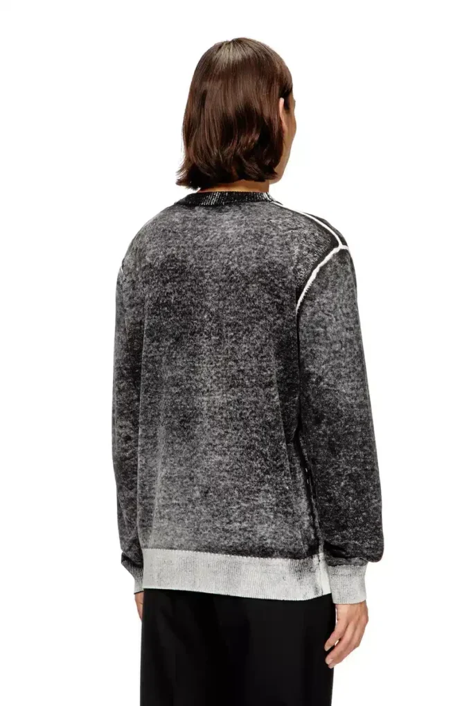 k-laurent Jumper with faded reverse print