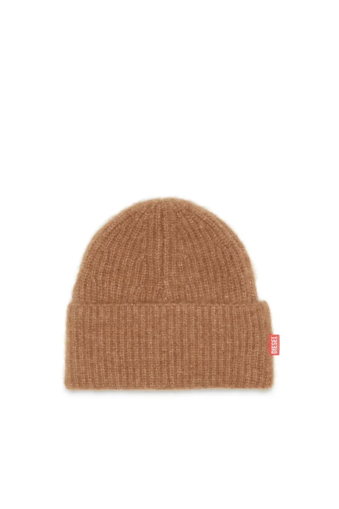 k-lollo-hat Ribbed alpaca beanie