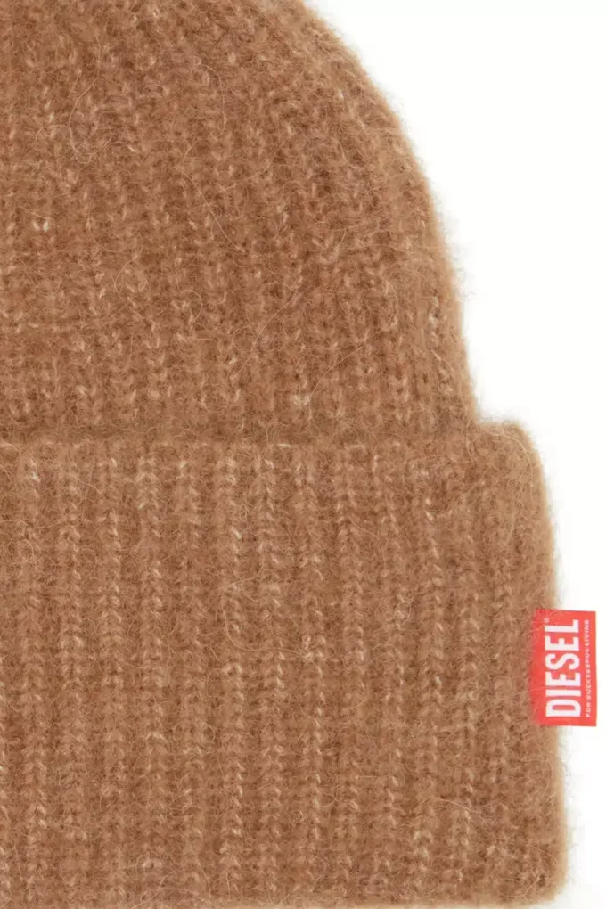 k-lollo-hat Ribbed alpaca beanie