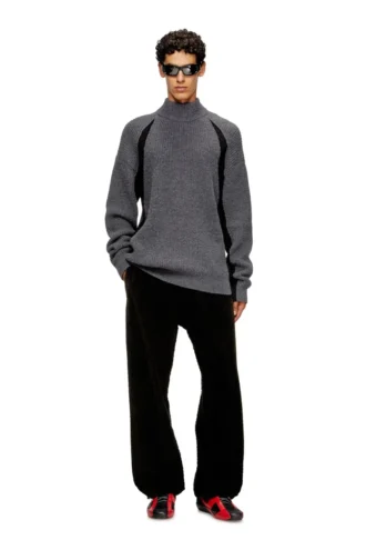 k-lollo-tn Alpaca-blend jumper with contrast inserts