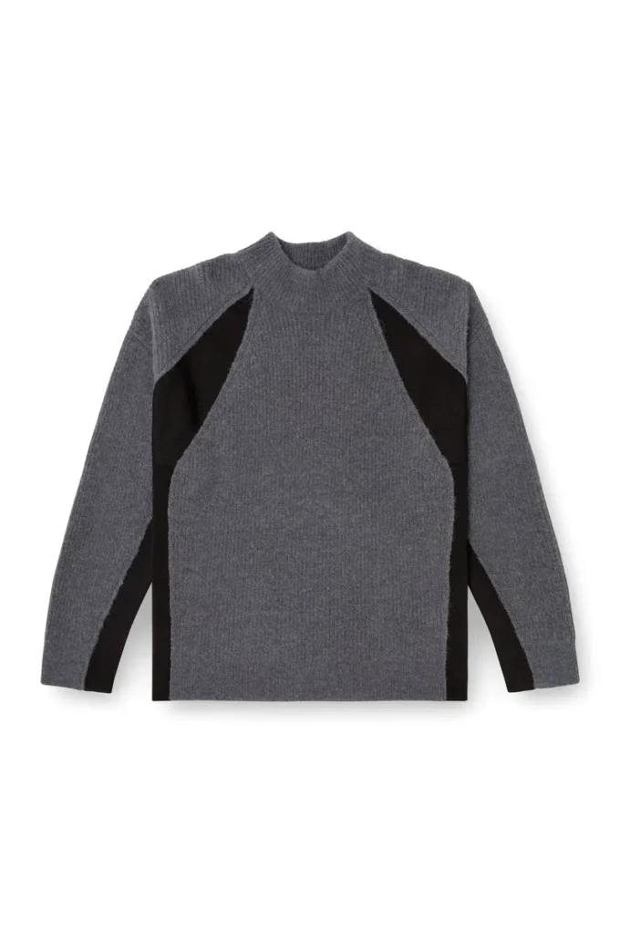 k-lollo-tn Alpaca-blend jumper with contrast inserts