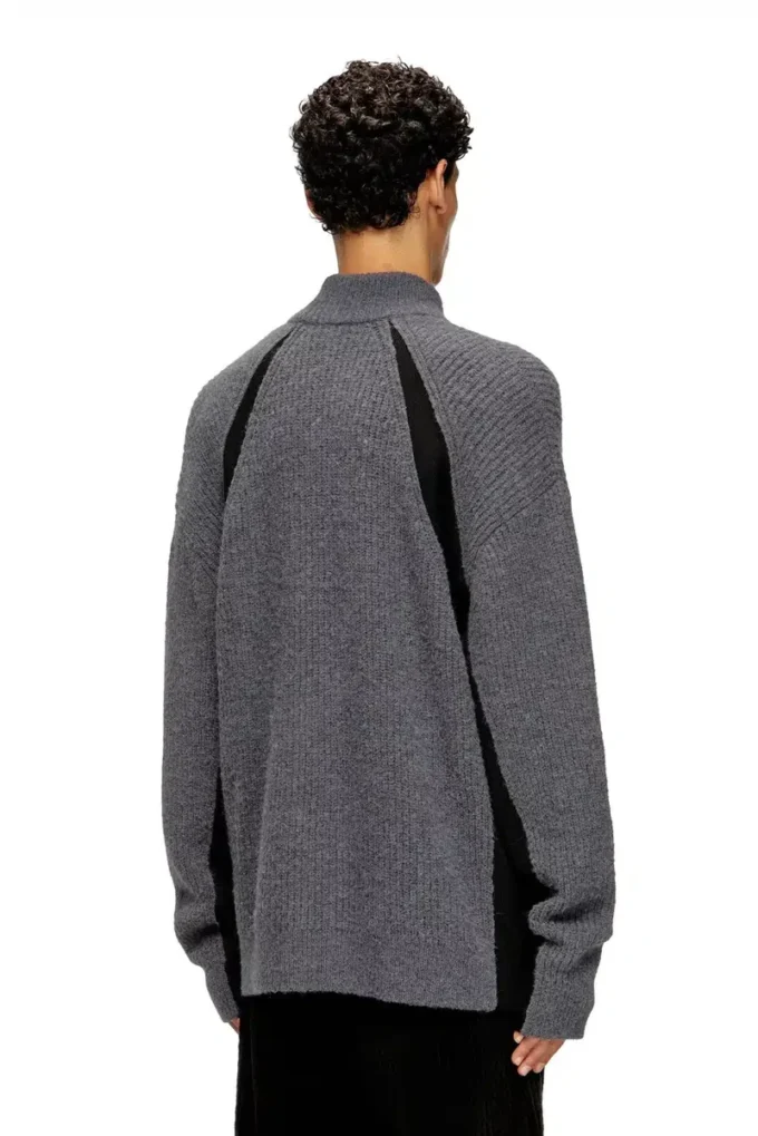 k-lollo-tn Alpaca-blend jumper with contrast inserts