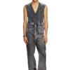 k-margie Utility vest with contrast panels