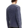 k-matty Zip-up cardigan with contrast panels